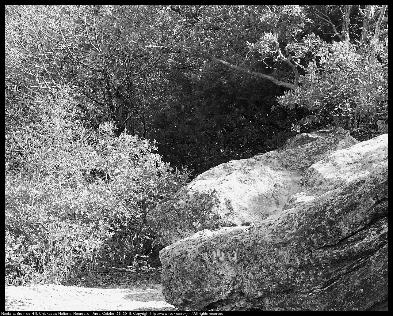 Bromide Hill overlook in the Chickasaw National Recreation Area