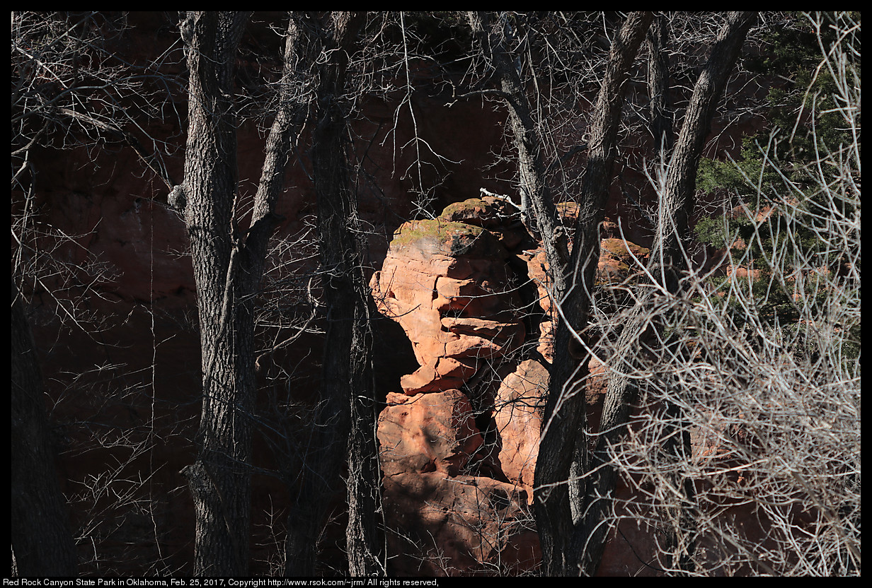 Red Rock Canyon State Park in Oklahoma, Feb. 25, 2017