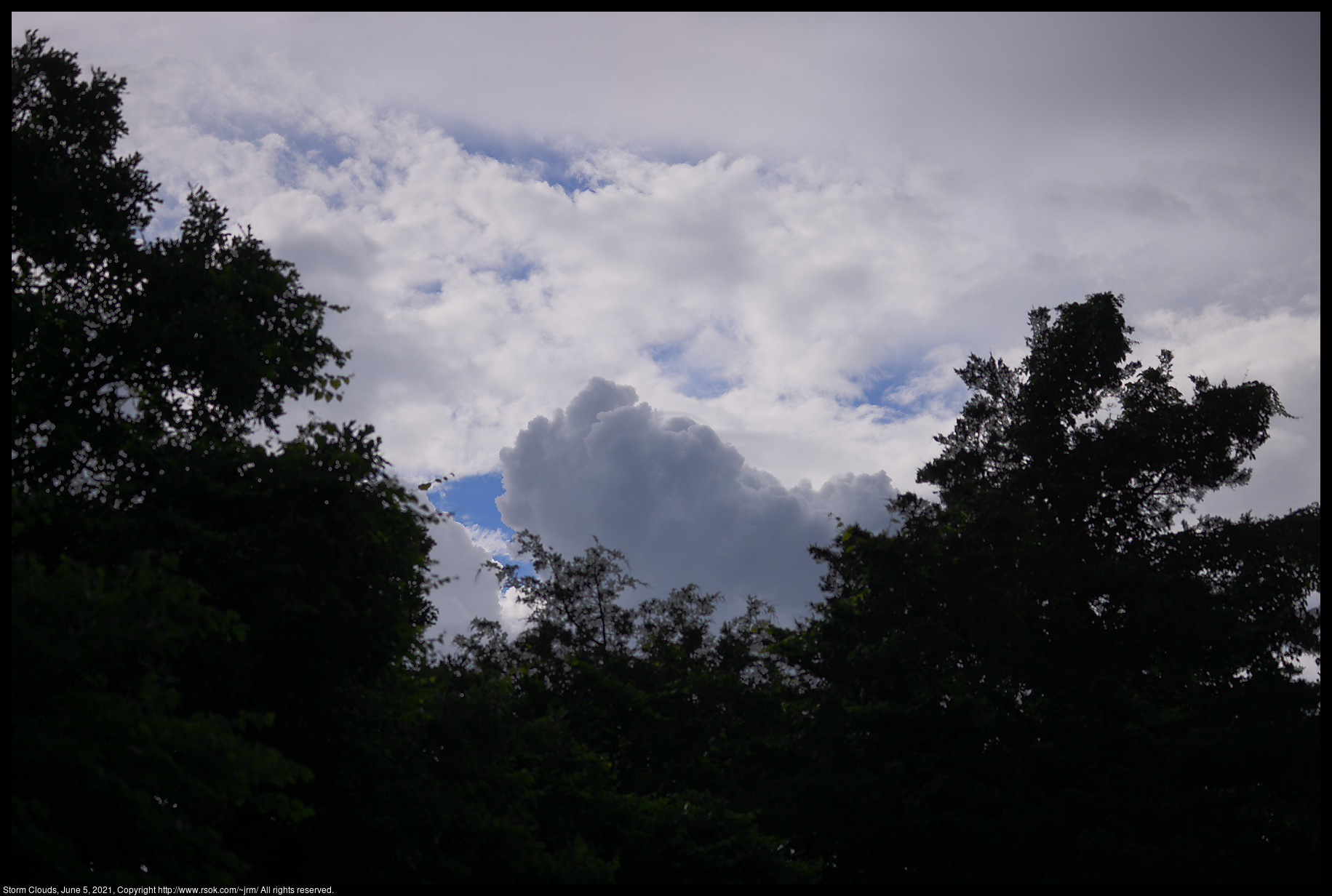 Storm Clouds in Norman, Oklahoma on June 5, 2021