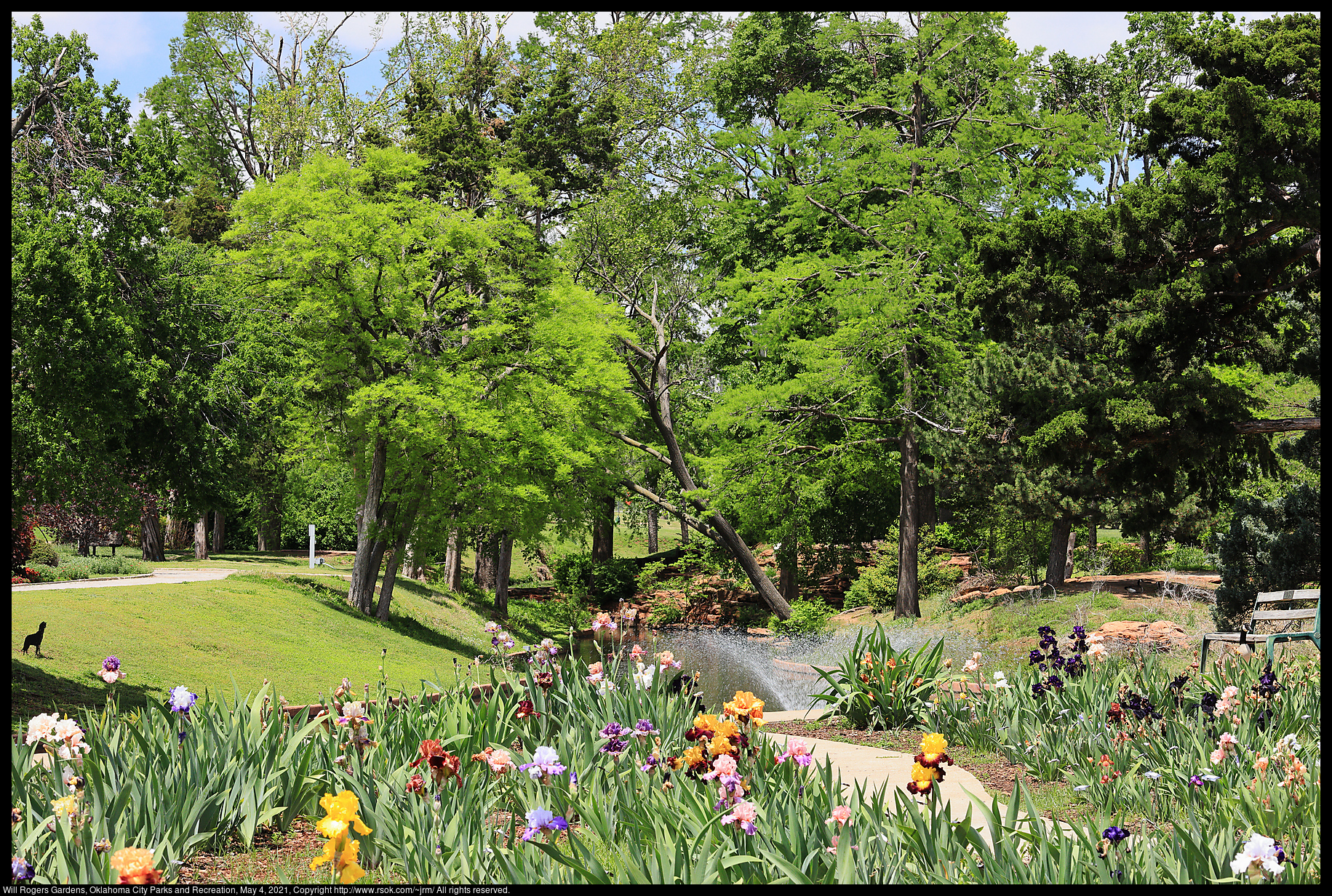 Will Rogers Gardens, Oklahoma City Parks and Recreation, May 4, 2021